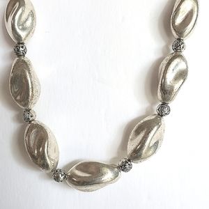 Silver Bead Necklace